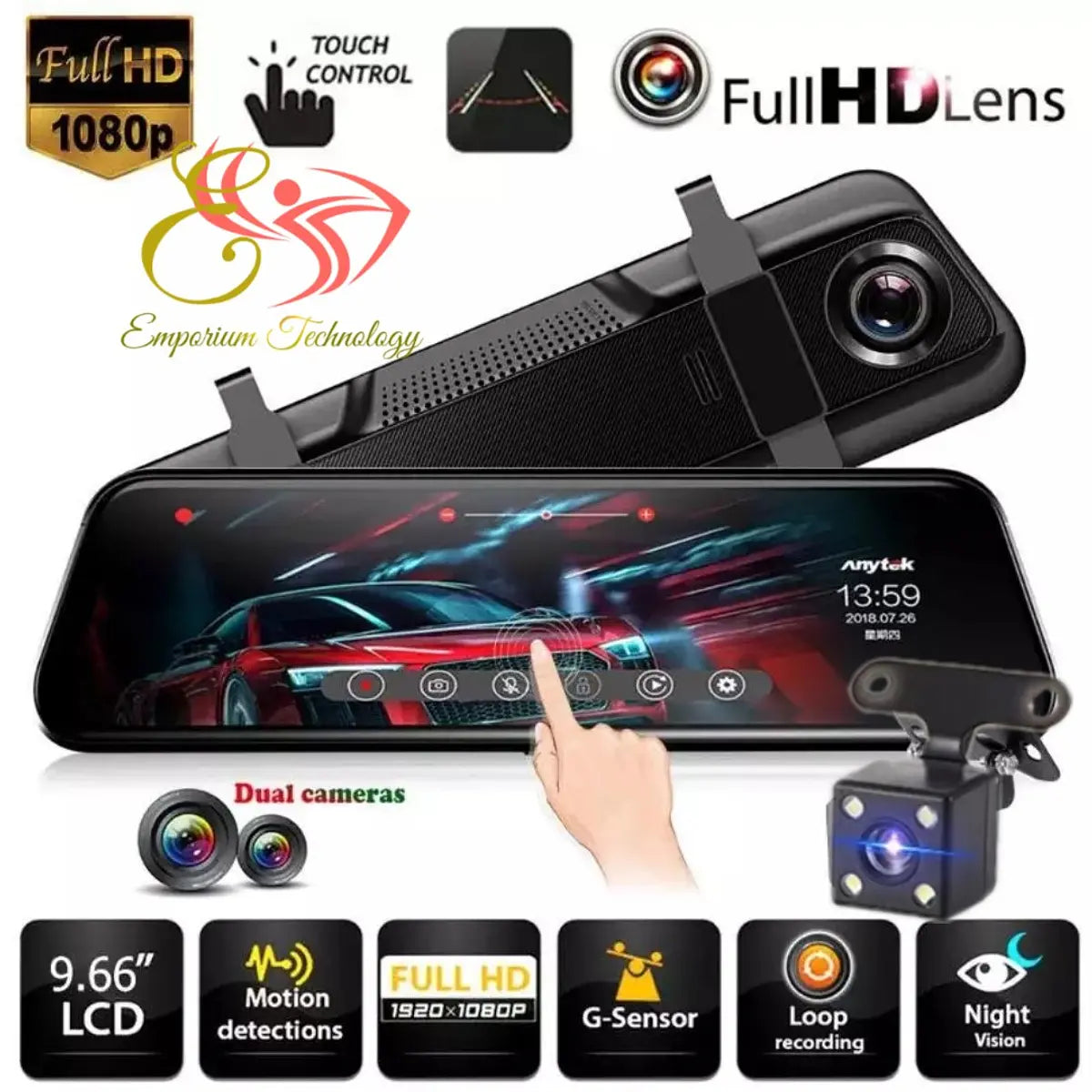 RETROVISOR DOBLE CAMARA DUALOOK-OUT© + ENVIO GRATIS