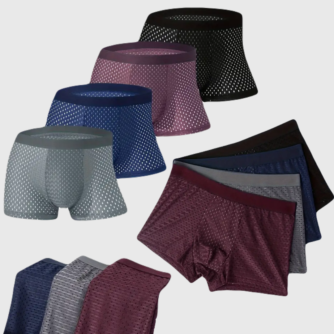 PACK X3 BOXER BAMBÚ TRANSPIRABLES + ENVIO GRATIS