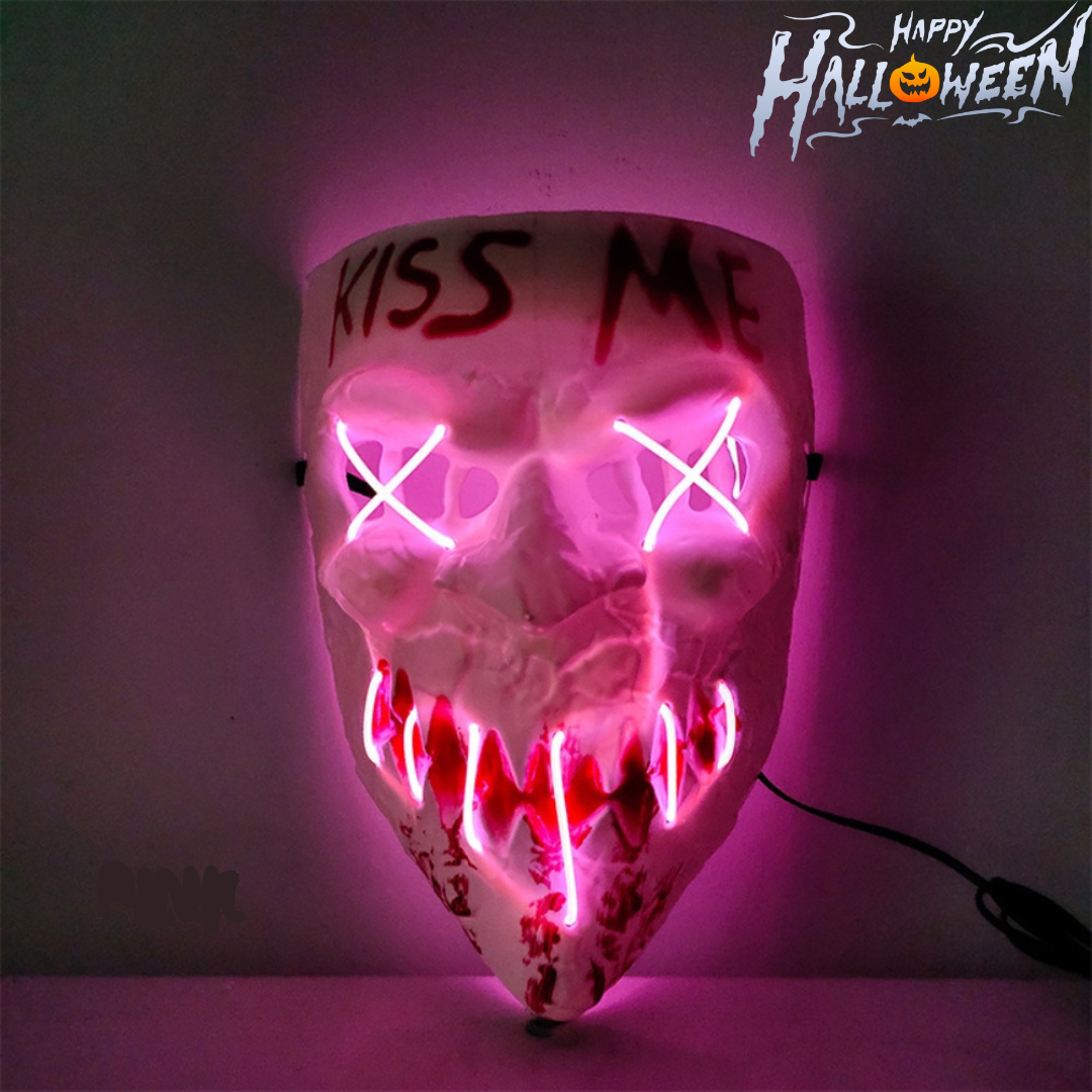 MÁSCARA LED HALLOWEEN + ENVIO GRATIS