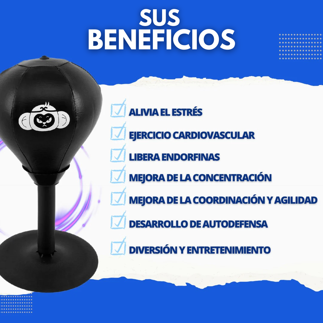 PERA DE BOXEO PORTATIL + ENVÍO GRATIS