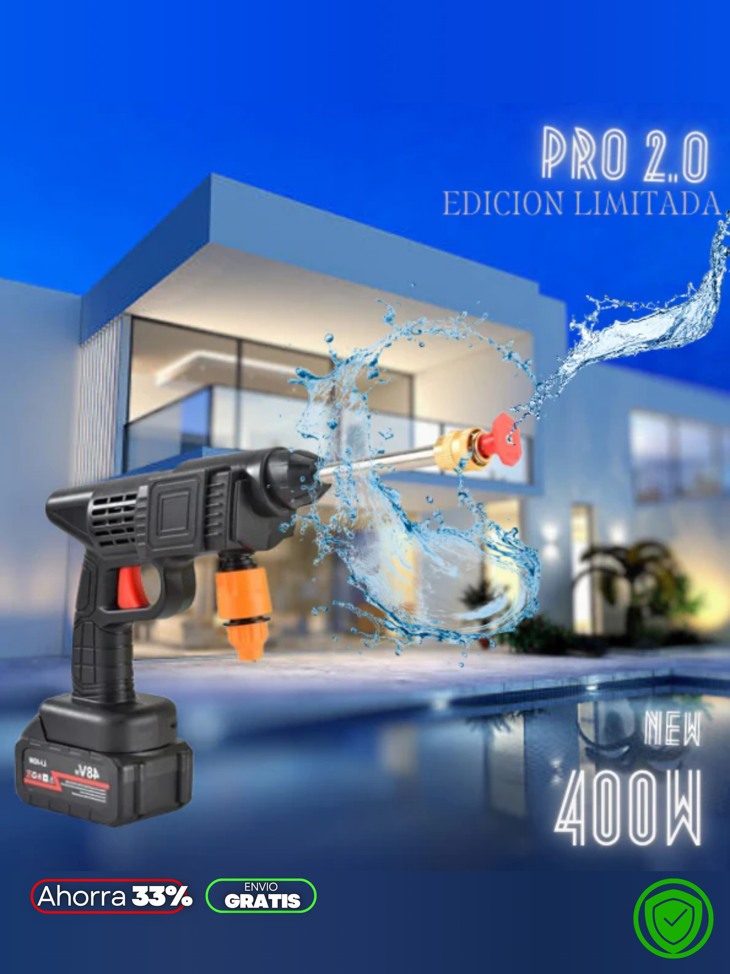 HIDROLAVADORA PRO2 INHALAMBRICA + ENVIO GRATIS