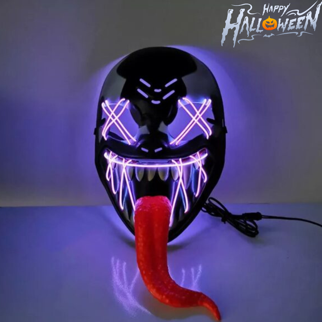 MÁSCARA LED HALLOWEEN + ENVIO GRATIS