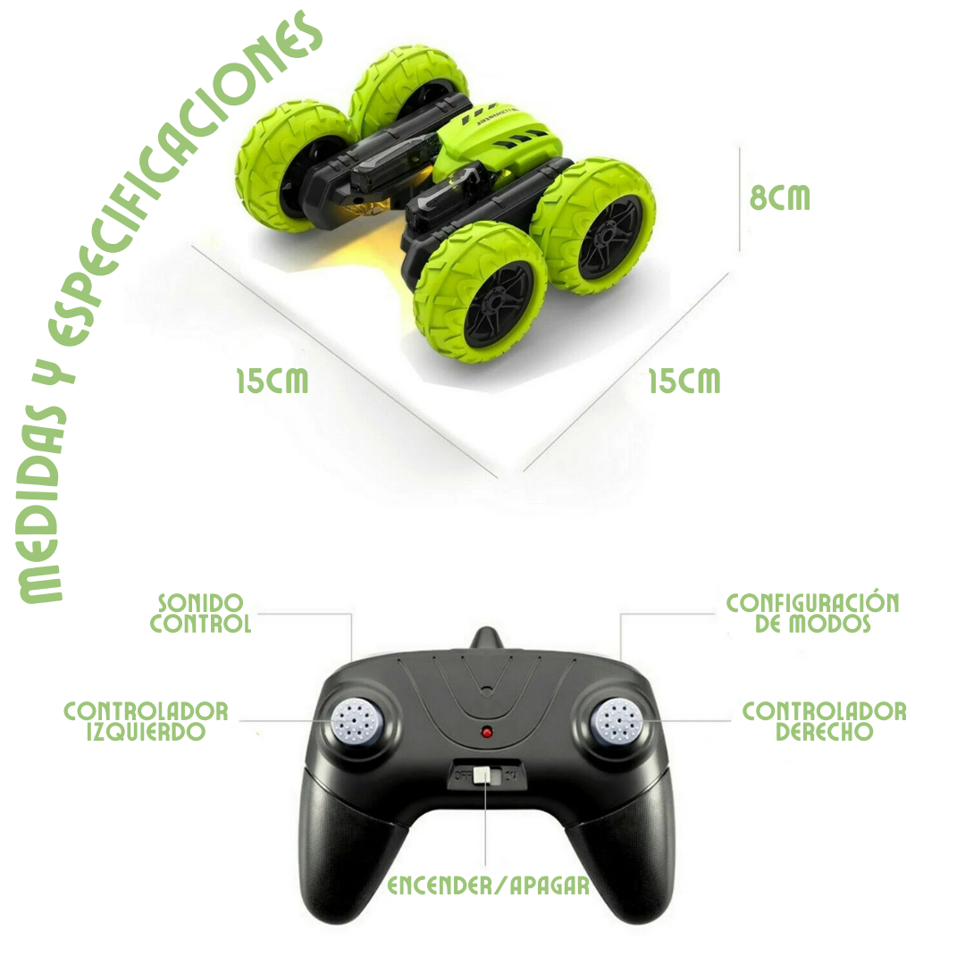 CARRO TORNADO A CONTROL REMOTO + ENVIO GRATIS