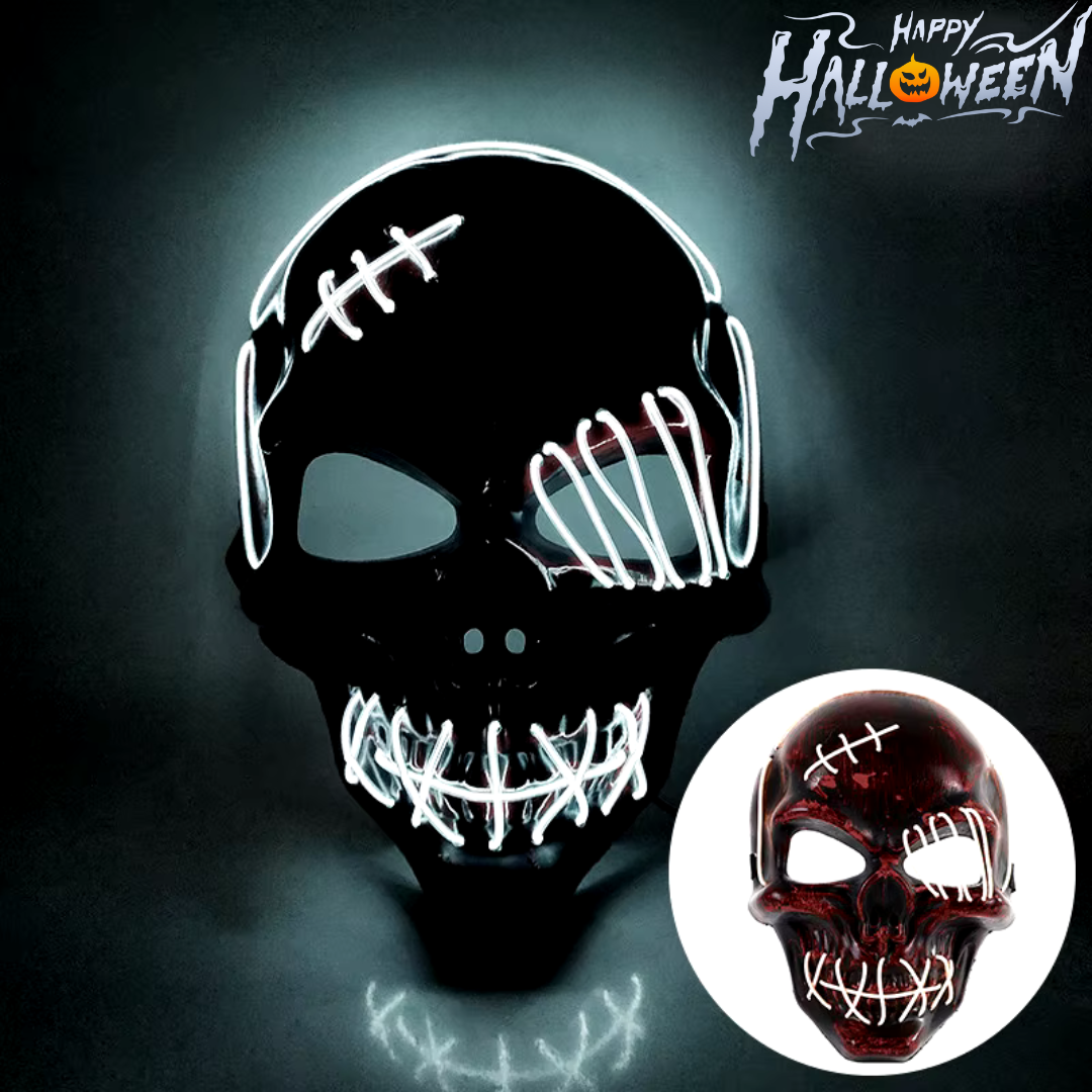 MÁSCARA LED HALLOWEEN + ENVIO GRATIS