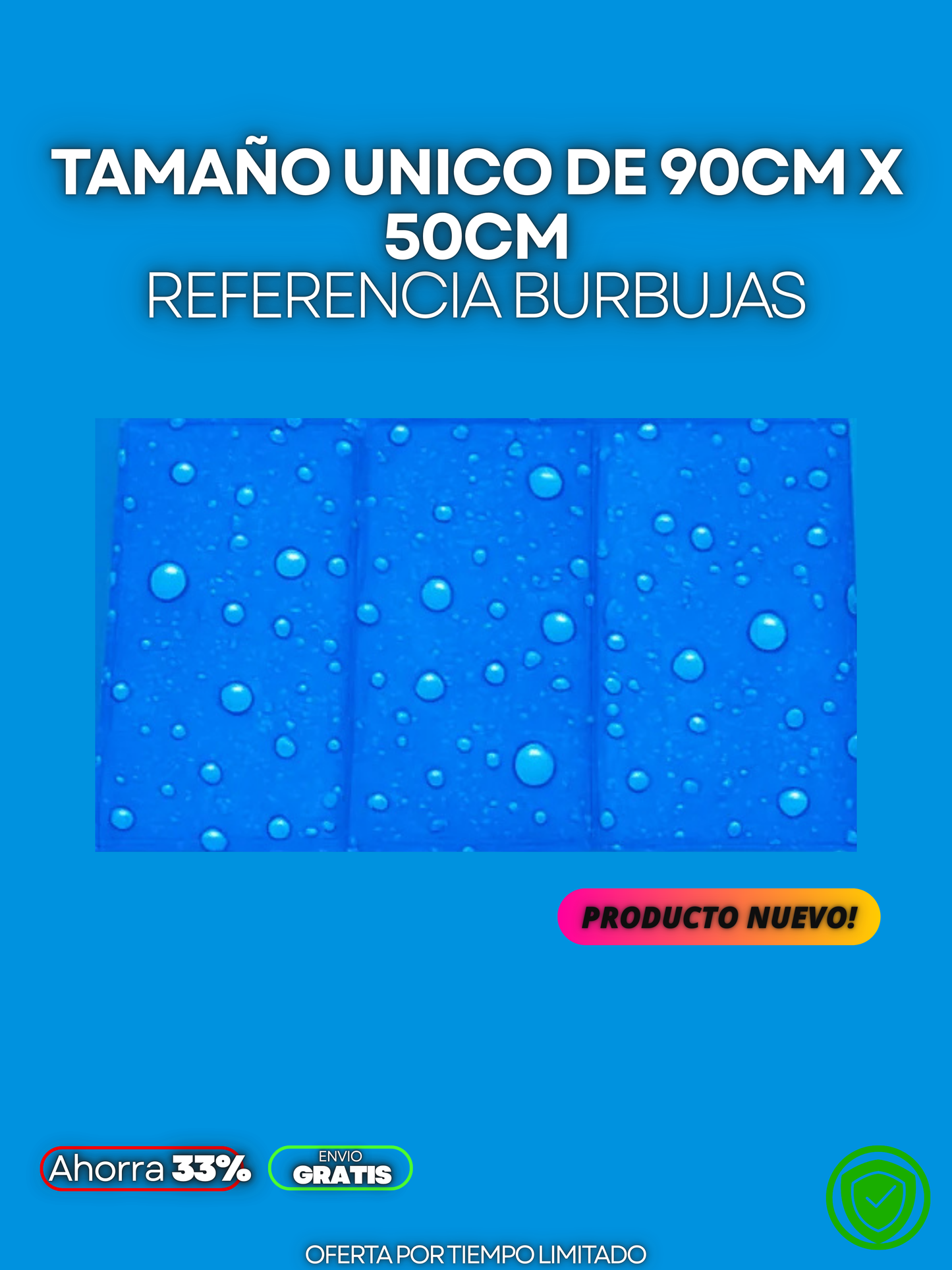 TAPETE REFRESCANTE PARA MASCOTA 90x50 + ENVIO GRATIS