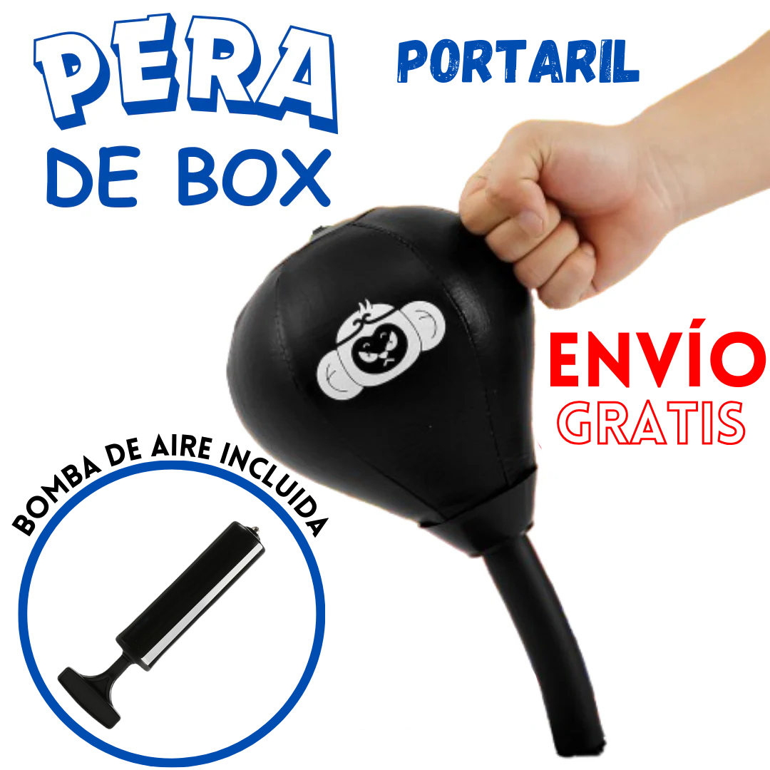 PERA DE BOXEO PORTATIL + ENVÍO GRATIS