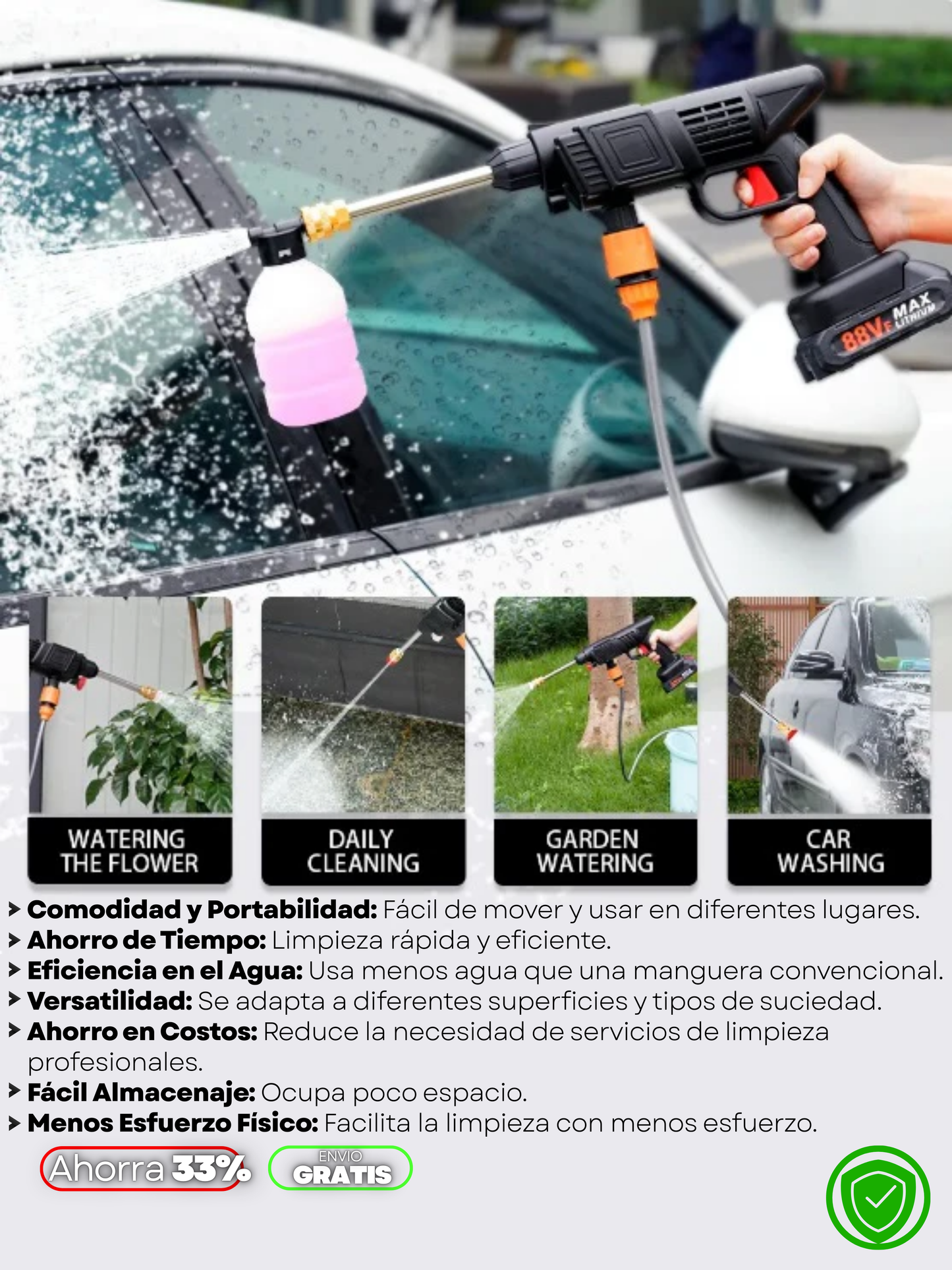 HIDROLAVADORA PRO2 INHALAMBRICA + ENVIO GRATIS