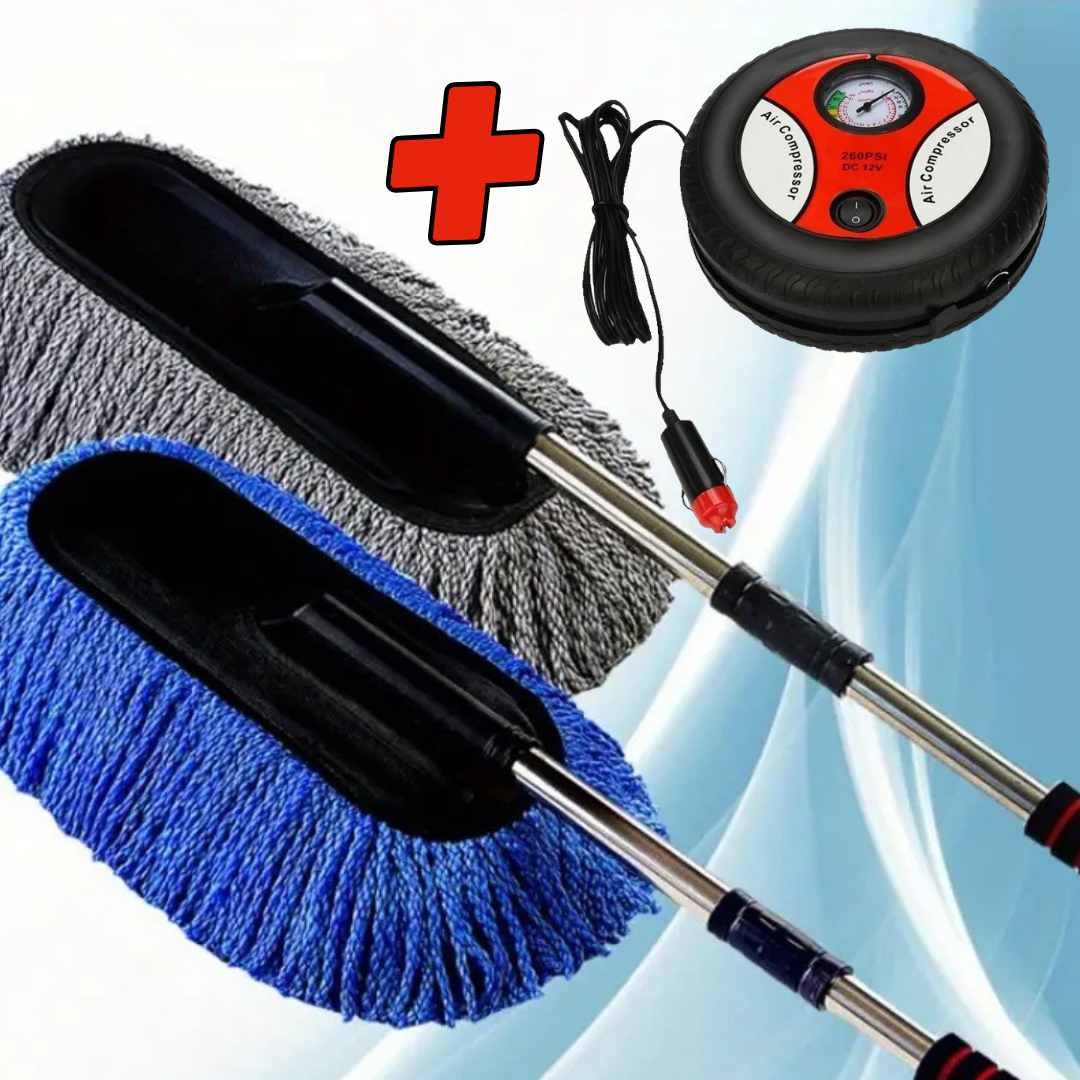 CEPILLO MICROFIBRA PARA CARRO + ENVÍO GRATIS