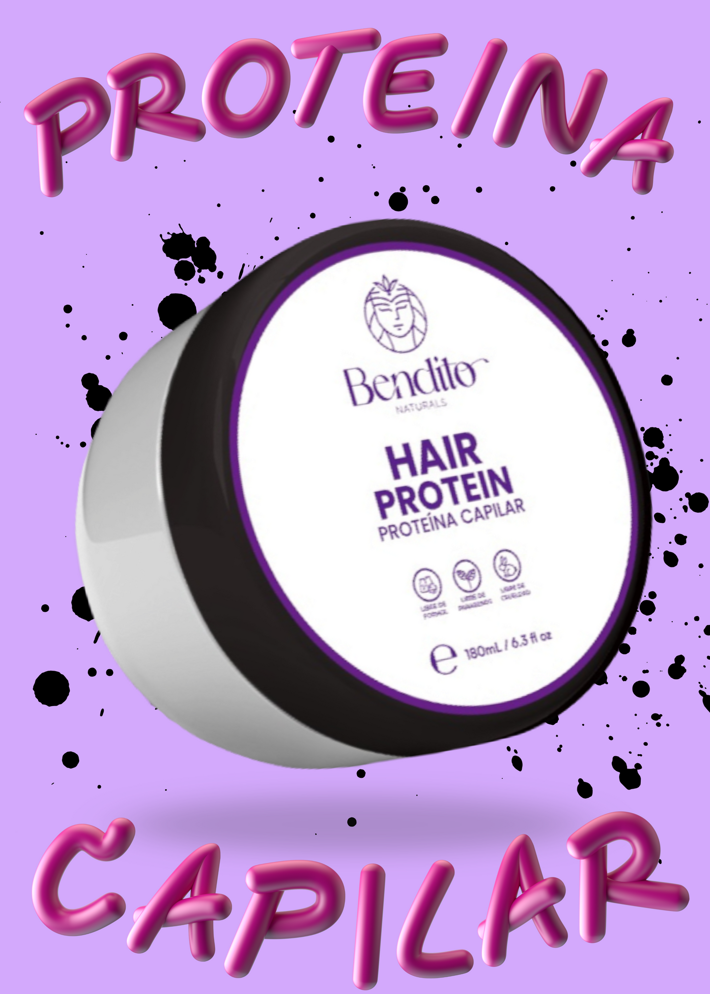 PROTEINA CAPILAR BENDITO 180ML + ENVIO GRATIS