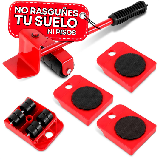 KIT DESPLAZAMIENTO, BASES MÓVILES 5 EN 1 + ENVIO GRATIS
