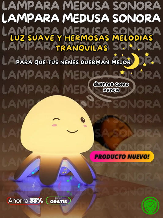LAMPARA MEDUSA SONORA + ENVIO GRATIS