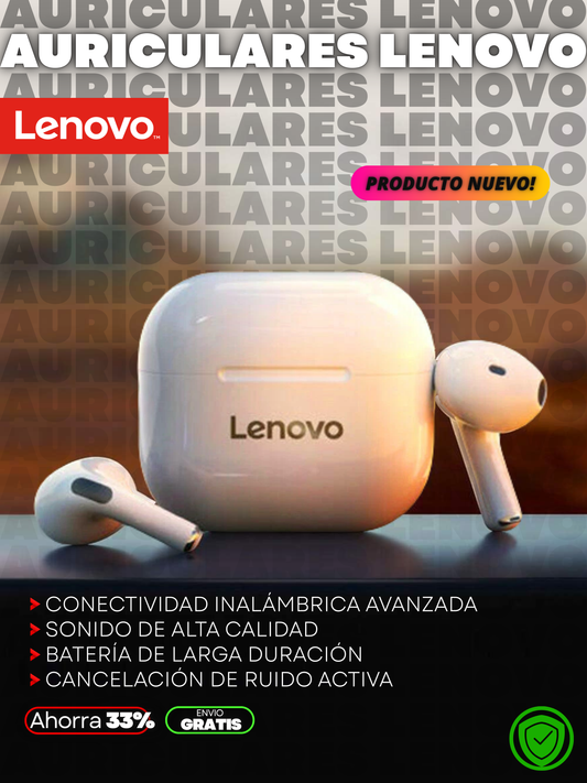 AIRPODS LENOVO ULTIMA GENERACIÓN 2026 - ENVÍO GRATIS