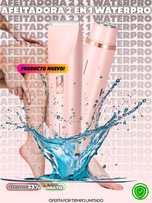 AFEITADORA 2 EN 1 A PRUEBA DE AGUA + ENVIO GRATIS
