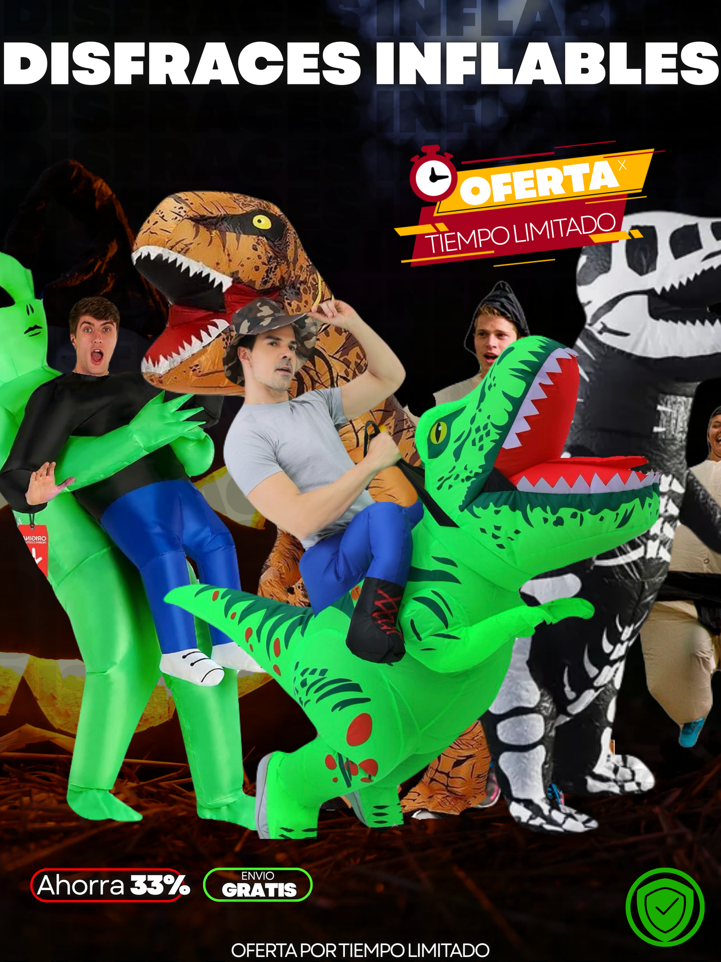 DISFRAZ INFLABLE + ENVIO GRATIS