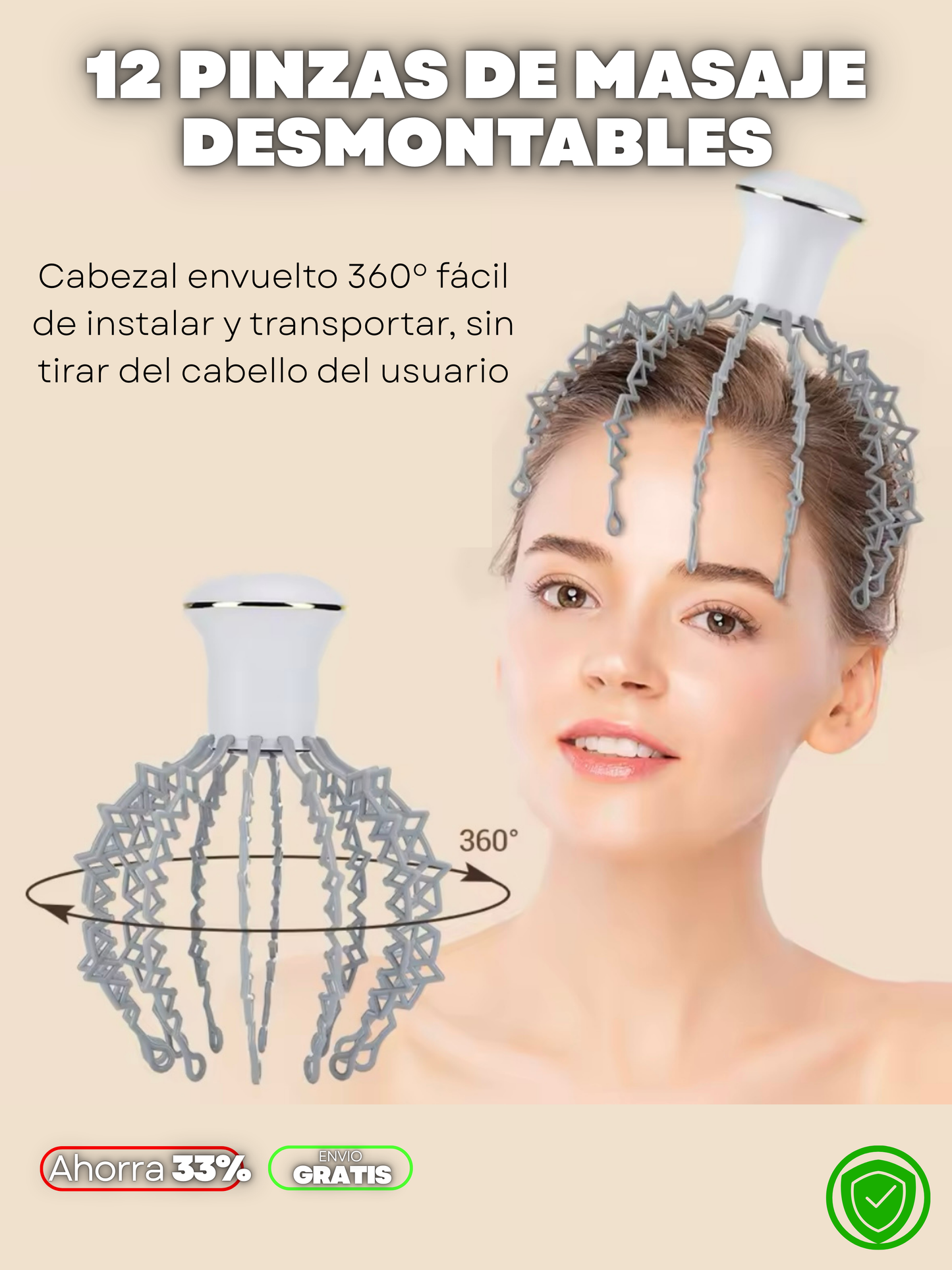 MASAJEADOR ELECTRICO PULTO RELAJÁNTE + ENVIO GRATIS