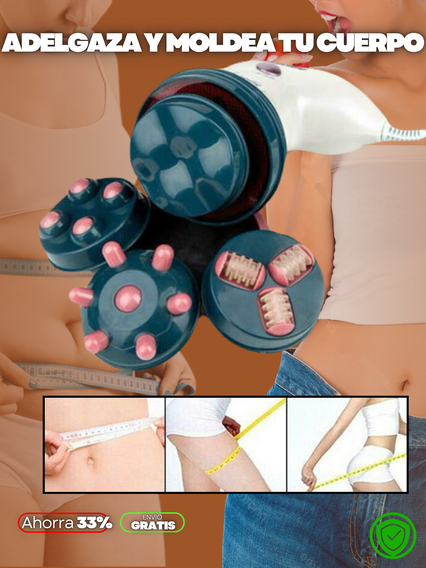 MASAJEADOR RELAX ADELGAZAMIENTO INFRAROJO + ENVIO GRATIS