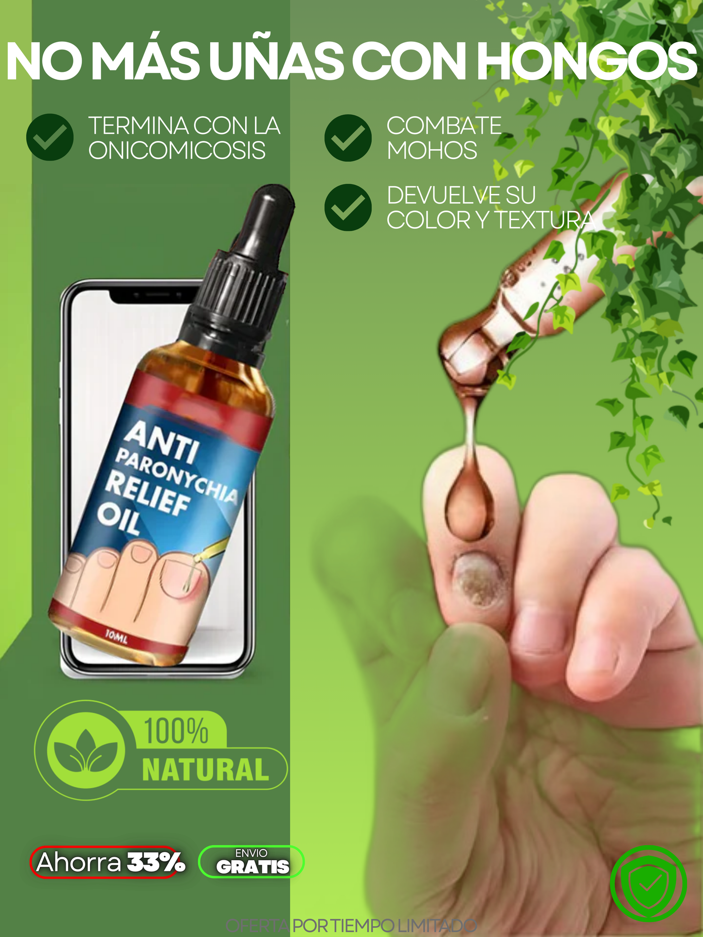 ANTI HONGO TOENAILPLUSº COMBO X2 UNIDADES + ENVÍO GRATIS