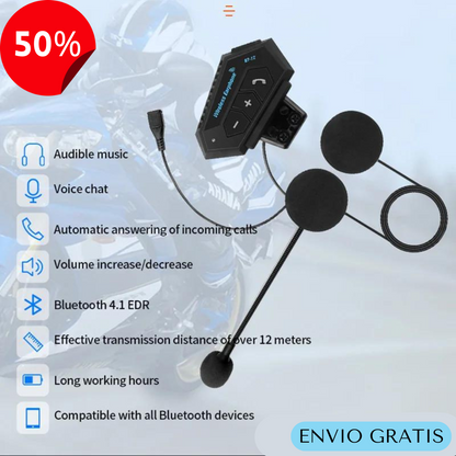 INTERCOMUNICADOR PARA CASCO TALKBLOOK + ENVIO GRATIS