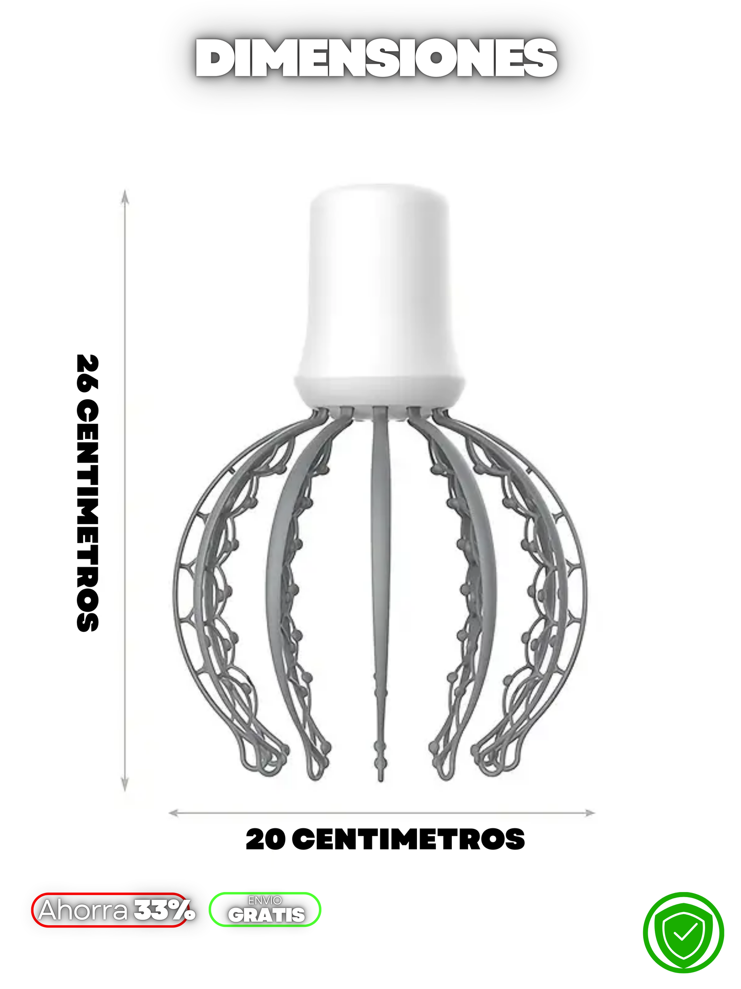 MASAJEADOR ELECTRICO PULTO RELAJÁNTE + ENVIO GRATIS