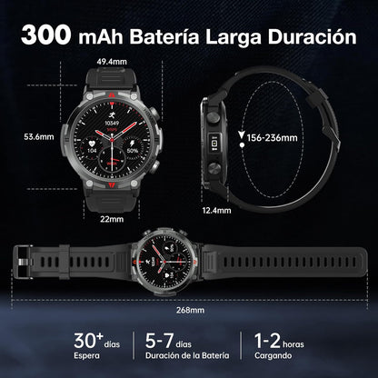 CHRONOSMART-RELOJ INTELIGENTE MILITAR INDESTRUCTIBLE