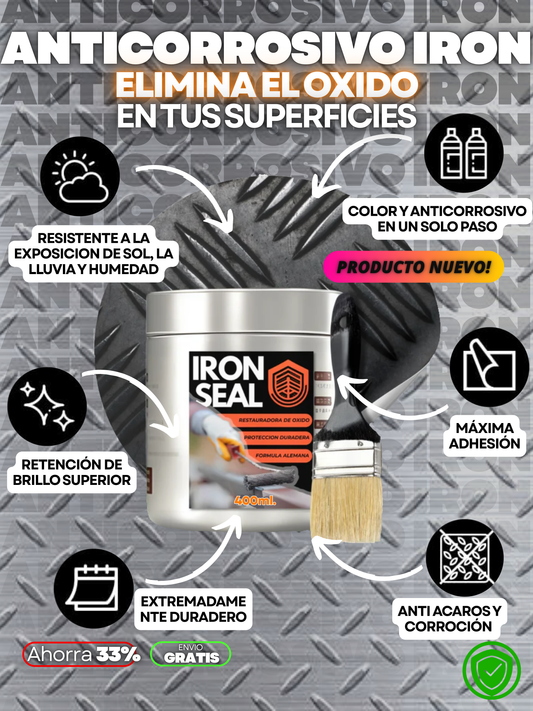 ANTICORROSIVO SUPER COMBO 2X1-INCLUYE BROCHA GRATIS (400ml)